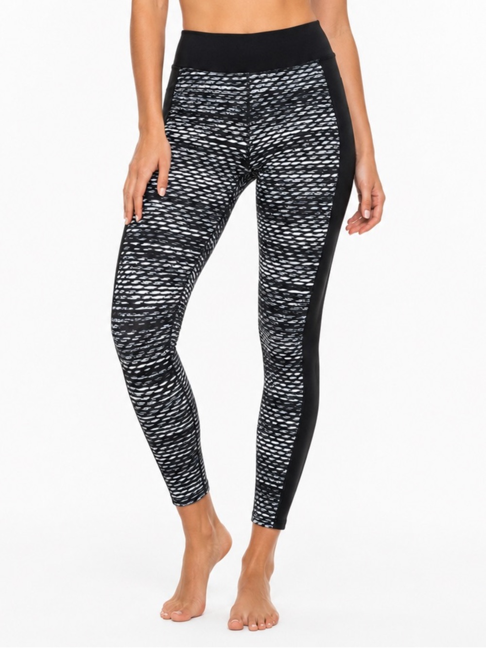 Under Armour UA cropped compression leggings woman Sz large heat gear